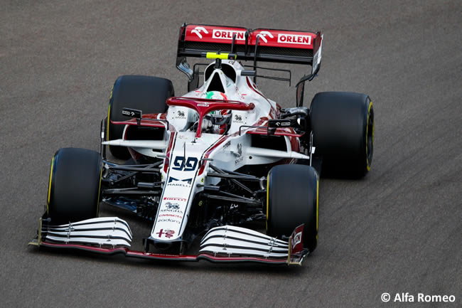 Antonio Giovinazzi - Alfa Romeo - Entrenamientos Libres 2 - FP2 - GP Emilia Romaña 2021