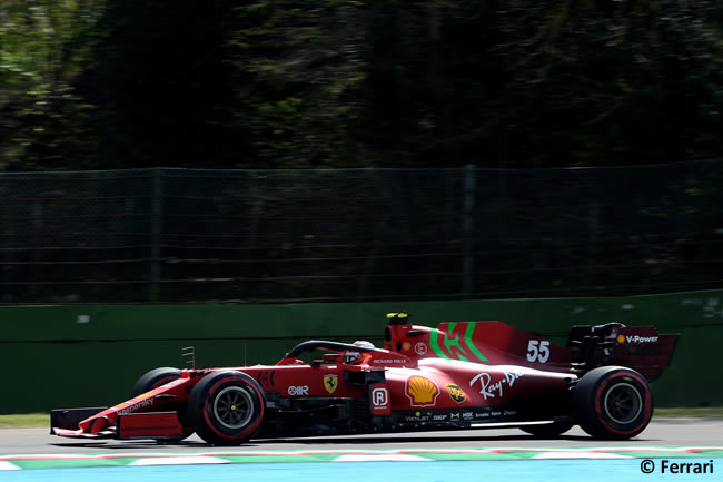 Carlos Sainz Scuderia Ferrari - Entrenamientos Libres 2 - FP2 - GP Emilia Romaña 2021