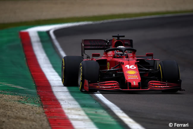Charles Leclerc - Scuderia Ferrari - Carrera - GP Emilia Romaña 2021