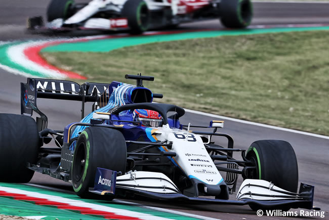 George Russell - Williams - Carrera - GP Emilia Romaña 2021