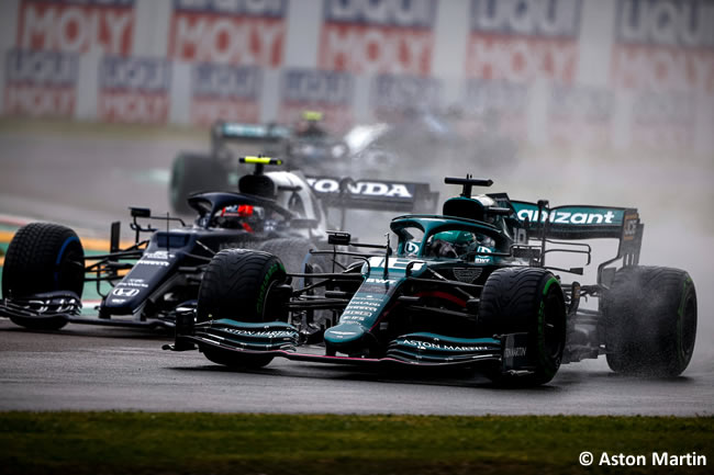 Lance Stroll - Aston Martin - Carrera - GP Emilia Romaña 2021