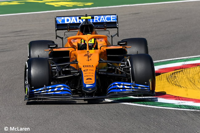 Lando Norris - McLaren - Entrenamientos Libres 2 - FP2 - GP Emilia Romaña 2021