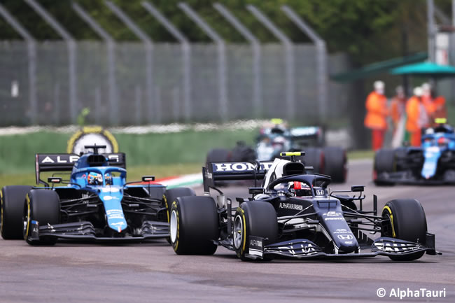 Pierre Gasly - AlphaTauri - Carrera - GP Emilia Romaña 2021