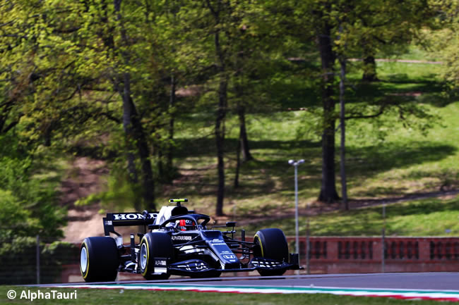 Pierre Gasly - AlphaTauri - Entrenamientos Libres 2 - FP2 - GP Emilia Romaña 2021