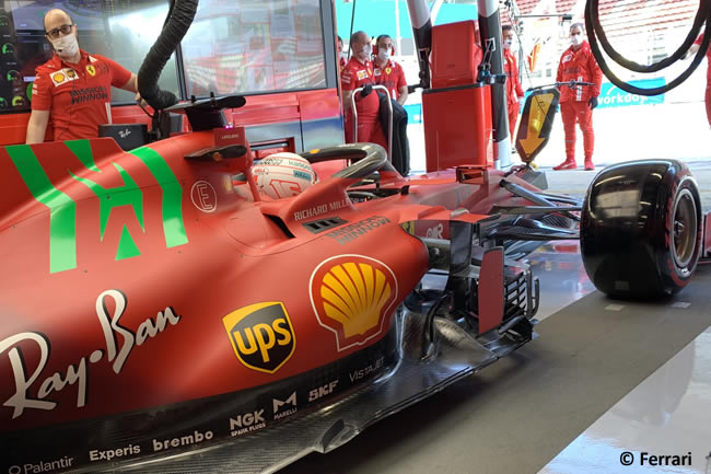 Charles Leclerc - Ferrari - Entrenamientos Libres 2 - FP2 - GP España Barcelona - Montmeló 2021