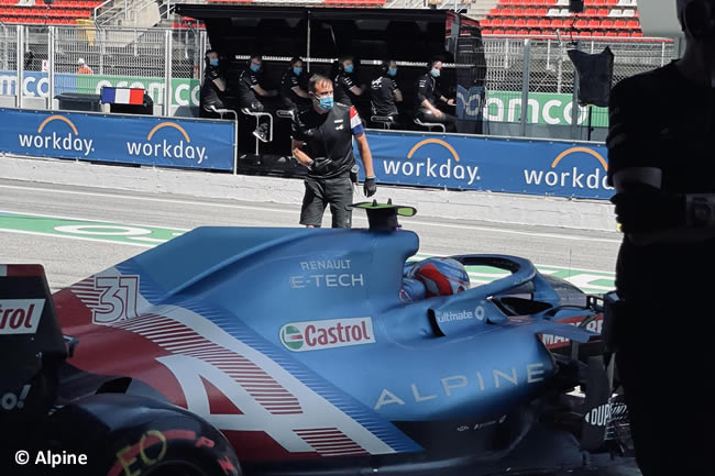 Esteban Ocon - Alpine - Clasificación - GP España Barcelona - Montmeló 2021