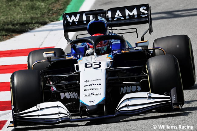 George Russell - Williams - Entrenamientos Libres 2 - FP2 - GP España Barcelona - Montmeló 2021