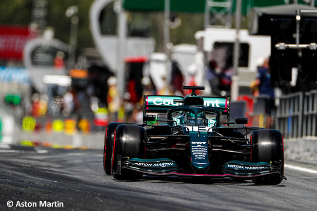 Lance Stroll - Aston Martin - Clasificación - GP España Barcelona - Montmeló 2021