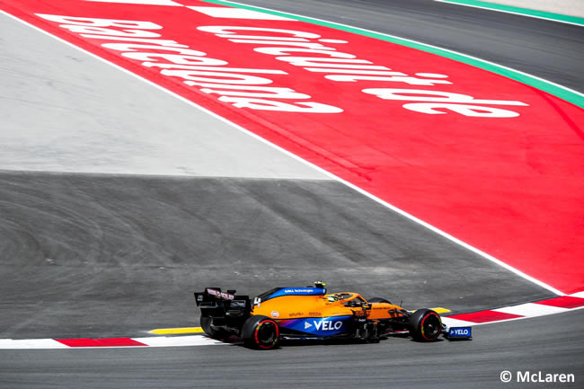 Lando Norris - McLaren - Entrenamientos Libres 2 - FP2 - GP España Barcelona - Montmeló 2021