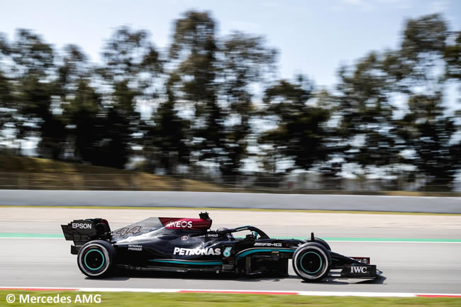 Lewis Hamilton - Mercedes - Entrenamientos Libres 2 - FP2 - GP España Barcelona - Montmeló 2021