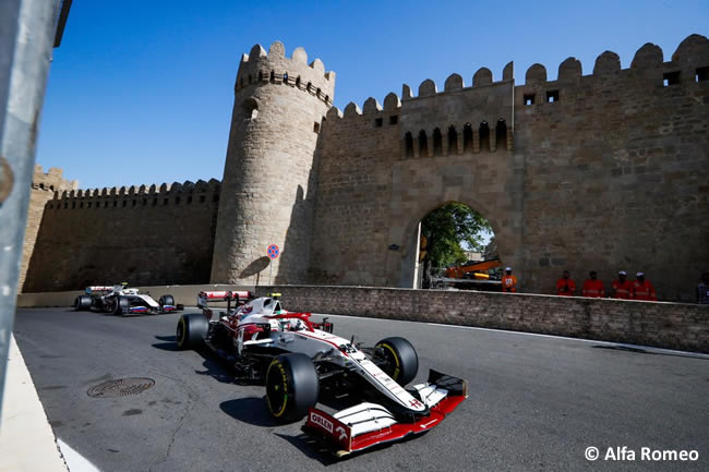 Antonio Giovinazzi- Alfa Romeo - Entrenamientos Libres - GP Azerbaiyán 2021