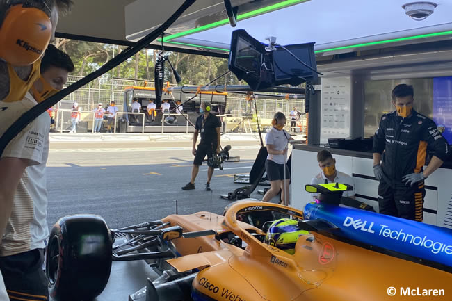 Lando Norris - McLaren - Entrenamientos Libres - GP Azerbaiyán 2021