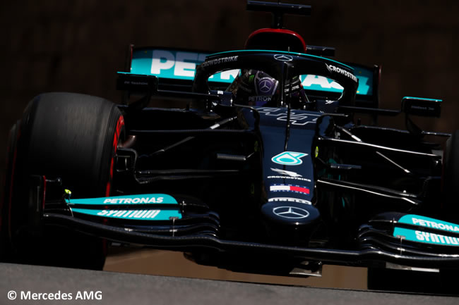 Lewis Hamilton - Mercedes - Entrenamientos Libres - GP Azerbaiyán 2021