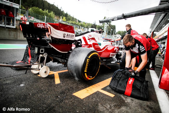 Antonio Giovinazzi - Alfa Romeo - Entrenamientos Libres - Gp Bélgica 2021