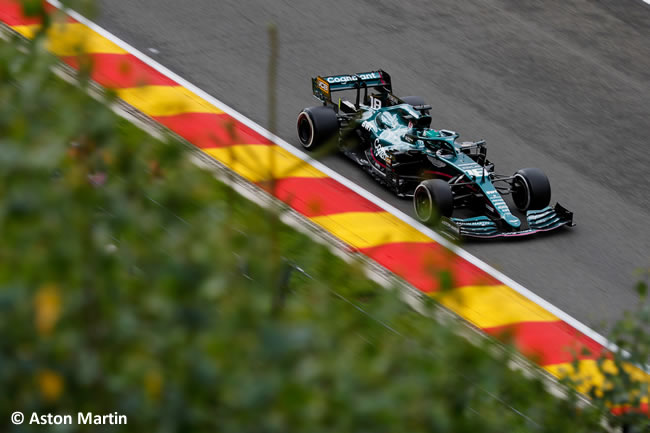 Lance Stroll - Aston Martin - Entrenamientos Libres - Gp Bélgica 2021