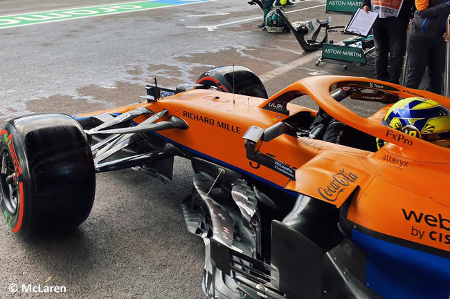 Lando Norris - McLaren - Entrenamientos Libres - Gp Bélgica 2021