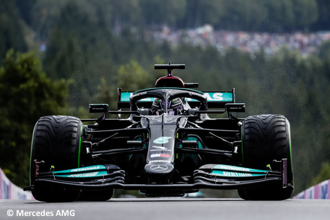 Lewis Hamilton - Mercedes - Clasificación - Gp Bélgica 2021