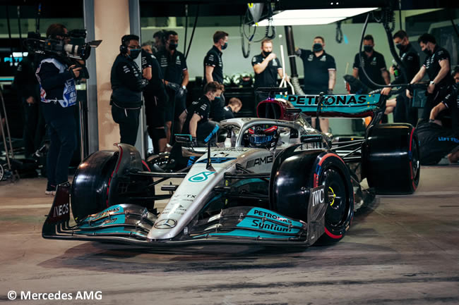 Geroge Russell - Mercedes - Entrenamientos Libres - FP - GP Bahréin 2022