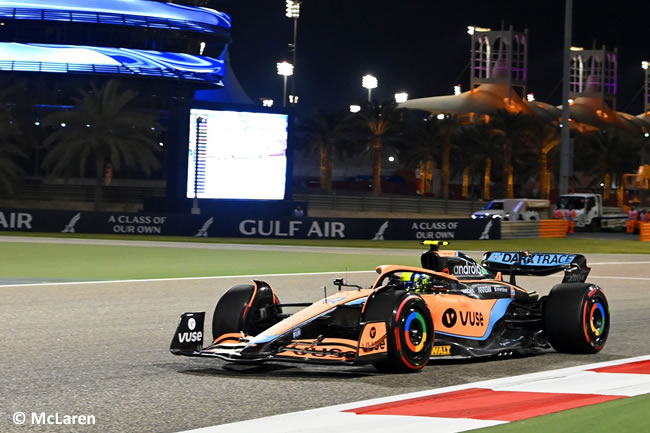 Lando Norris - McLaren - Clasificación - GP Bahréin 2022