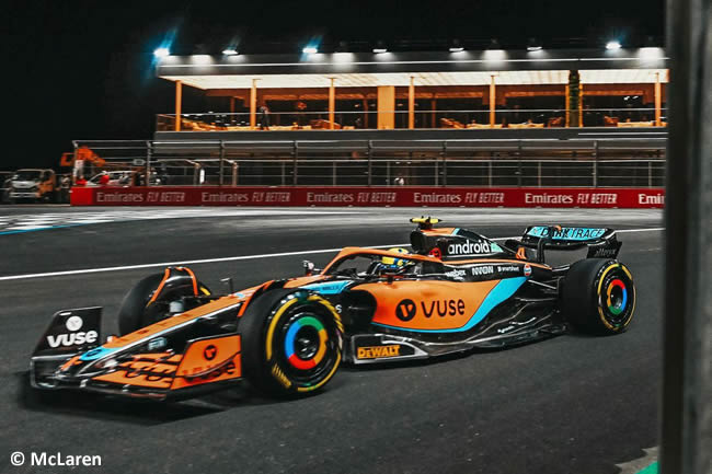 Lando Norris - McLaren - Entrenamientos Libres - GP Arabia Saudí 2022