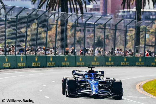 Alex Albon - Williams - Entrenamientos Libres - FP - GP Australia, Melbourne 2022