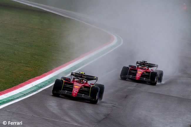 Charles Leclerc - Carlos Sainz - Ferrari -Clasificación - GP Emilia Romaña 2021