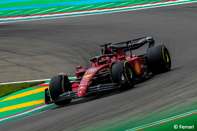 Charles Leclerc - Ferrari - Carrera - GP Emilia Romaña 2021