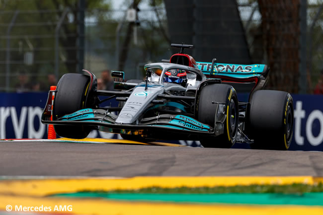 George Russell - Mercedes - Carrera - GP Emilia Romaña 2021