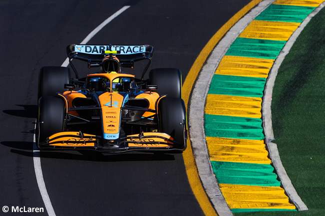Lando Norris - McLaren - Entrenamientos Libres - FP - GP Australia, Melbourne 2022