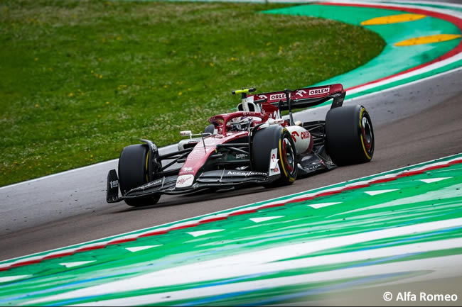 Zhou Guanyu - Alfa Romeo - Carrera - GP Emilia Romaña 2021